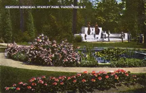 Vancouver Prints: Vancouver, British Columbia, Canada - Harding Memorial