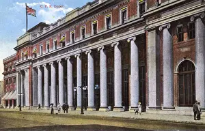 Vancouver Prints: Vancouver, Canada - Canadian Pacific Railway Depot