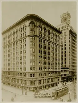 Granville Prints: Vancouver, Canada - Corner of Granville and Georgia Streets