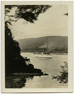 Images Dated 28th December 2016: Vancouver, Canada - Empress of Asia liner enters the Harbour