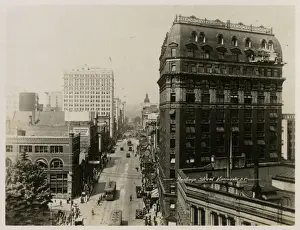 Vancouver Prints: Vancouver, Canada - Hastings Street and Dominion Building