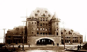 Vancouver Prints: Vancouver Railway Station, Canada
