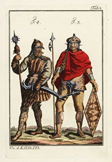 Vandal and Gepide warriors