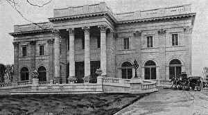 Vanderbilt Prints: The Vanderbilts house in Newport
