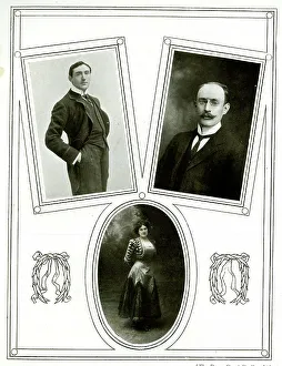 Moore Collection: Vanni Marcoux, H G Moore and Lalla Miranda