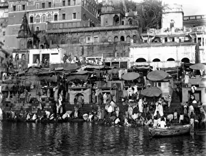 Ganges Prints: Varanasi (Bathers)