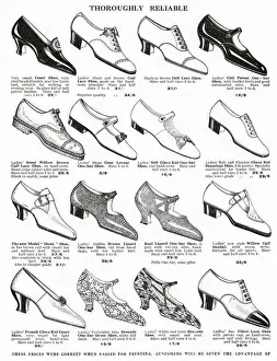 A Variety of womens comfortable shoes 1926