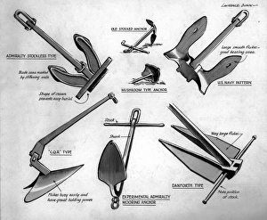 Anchors Gallery: Various Anchors, December 1948