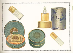 Narcissus Prints: Various CPC brand cosmetics, 1927