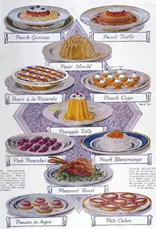 Array Prints: Various Desserts C1939