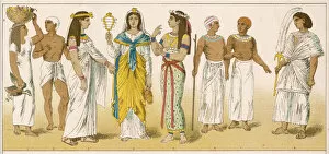 Images Dated 6th August 2017: Various Egyptian Costume