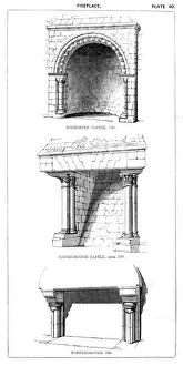 1130 Prints: Various Fireplaces