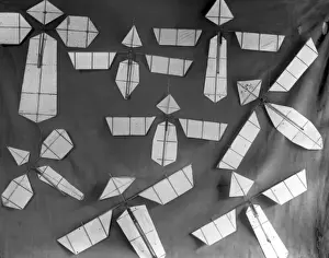Hargrave Prints: Various flying machine models