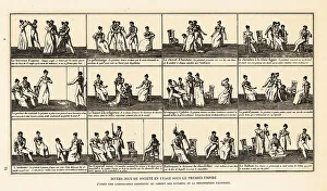 Diversion Prints: Various party games popular during the Napoleonic Era