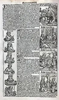 1493 Prints: Various scenes from the life of Christ