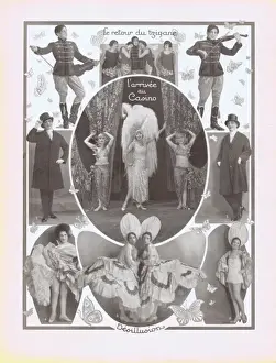 Various scenes from the revue Bonjour Paris at the Casino de