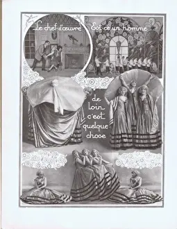 Various scenes from the revue Bonjour Paris at the Casino de