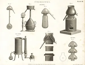 Various types of chemical stills Various types of chemical stills