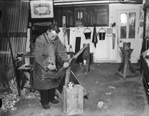 Varnishing Oars, 1930