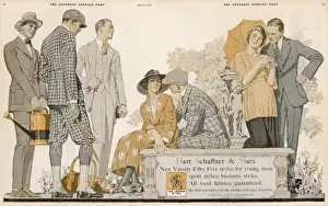 Belted Prints: Varsity Style USA 1917