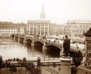 Stockholm Prints: Vasa Bridge, Stockholm, Sweden