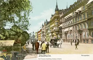 Sellers Prints: Vasagatan, Stockholm, Sweden