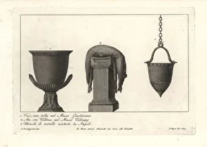 Etruscans Gallery: Vase, altar and utensil