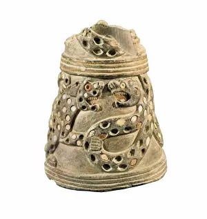 Beaux Prints: Vase with Dragons. Mesopotamian art. Ceramics