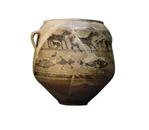 Murcia Prints: Vase of the Goats. 4th c. BC. Found at the Tomb