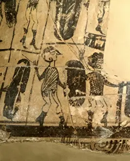 Valencian Prints: Vase of the Warriors. 4th-2nd c. BC. Detail