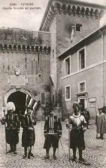 Guardsmen Prints: Vatican City, Rome, Italy - Quarters of the Swiss Guard
