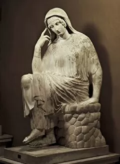 Penelope Gallery: Vatican Penelope. 6th c. BC. Roman copy after