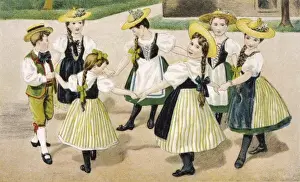 Vaud Prints: Vaud Children Dance