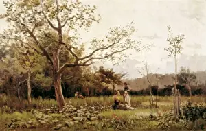 VAYREDA i VILA, Joaquim (1843-1894). Two Young