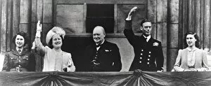 Churchill Collection: VE Day Celebrations