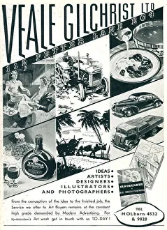 Illustrators Prints: Veale Gilchrist Advertisement