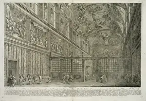 Veduta Prints: Veduta della capella sistina nel palazzo apostolico vaticano