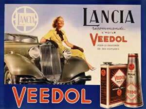 Driving Collection: Veedol motor oil poster