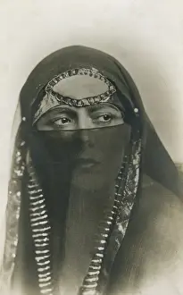 Piercing Prints: Veiled Egyptian Beauty