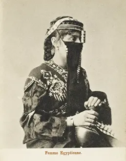 Moons Prints: Veiled Egyptian Lady