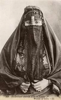 Arousa Collection: Veiled Egytian Woman - Cairo