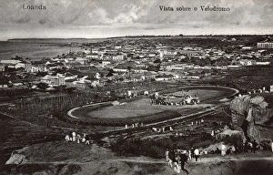 Angola Gallery: Velodrome and city of Luanda, Angola, West Africa