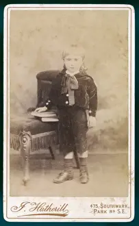 Buttoned Prints: Velvet Suit C. 1880