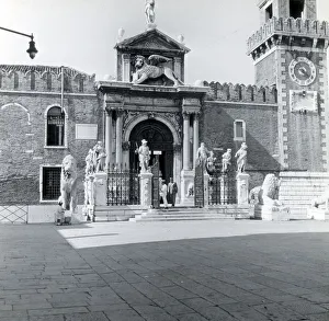 Images Dated 17th May 2021: The Venetian Arsenal, Venice, Italy
