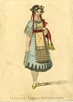 Mountaineer Prints: Venetian female mountaineer