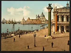 Colonne Prints: Venezia. Piazaetta e colonne di San Marco