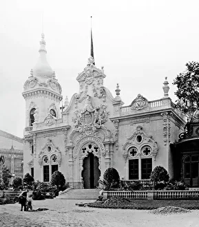 Balustrade Prints: Venezuela Pavilion, Exposition Universelle, Paris, 1889