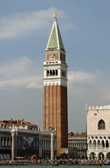 Images Dated 3rd September 2007: Venice. Campanile of St. Mark and the Ducal Palace of the D