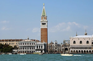 Images Dated 3rd September 2007: Venice. Campanile of St. Mark and the Ducal Palace of the D