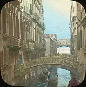 Sighs Prints: Venice, Italy - Canal and Bridge of Sighs